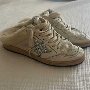 Golden Goose BALLSTAR Sabot Napa Upper Glitter Star